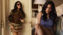 Janhvi Kapoor Turns Heads In Mini Skirt, Fur Jacket At Miu Miu Paris Show