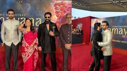 <i>Ramayana</i> Los Angeles Premiere: Yash-Ranbir Kapoor Hug Each Other On Red Carpet, Sai Pallavi Brings Elegance
