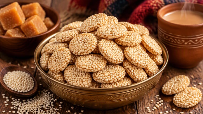 Desi Foods: तिल और गुड़ से बनी रेवड़ी ठंड में क्यों मानी जाती है खास? जानिए इसके फायदे और सेवन का तरीका