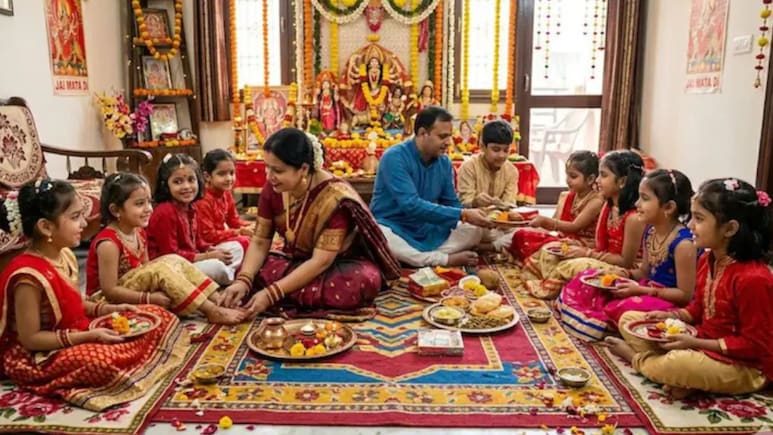 कन्या पूजन का शुभ मुहूर्त क्या है? जानिए अष्टमी और नवमी पर कंजक पूजा का सही समय और विधि