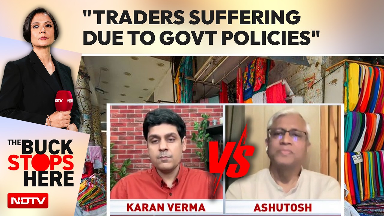 "Traders Suffering Due To Govt Policies": Ashutosh vs Karan Verma In Heated Debate