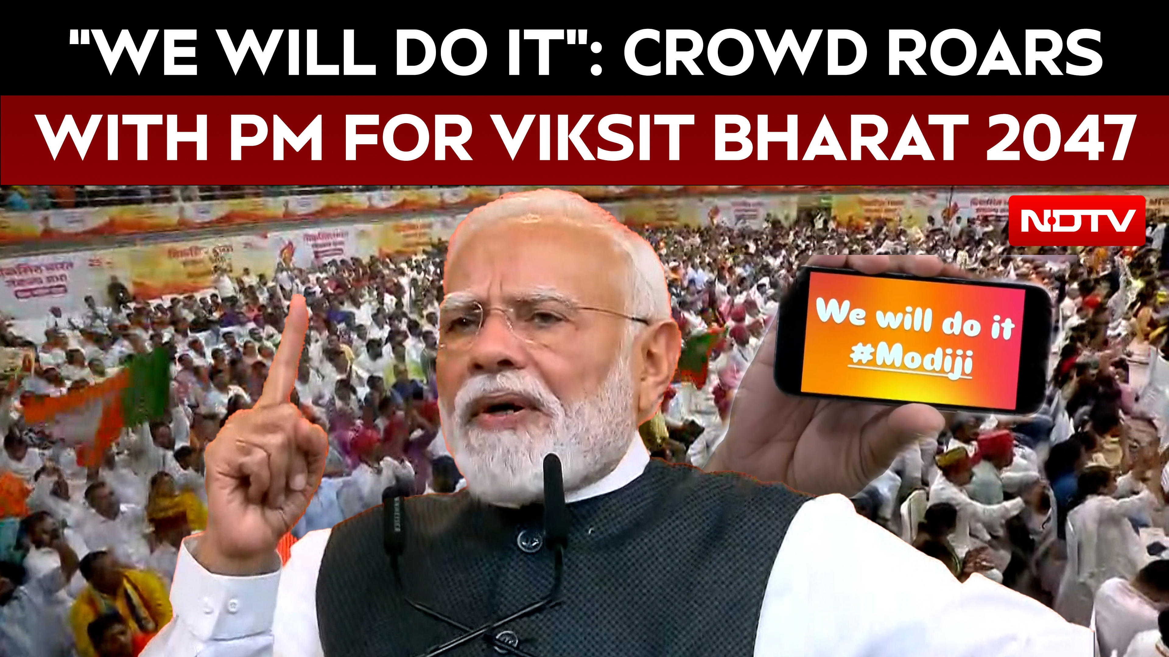 PM Modi At Viksit Bharat Sabha: "We Will Do It" For A Developed India By 2047