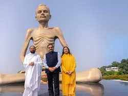 <i>Seva</i> Is <i>Sadhana</i>: Gautam Adani Visits Shrimad Rajchandra Ashram In Gujarat