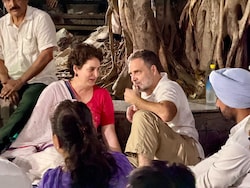 Rahul And Priyanka Gandhi's Surprise Sit-In At Akashvani Bhawan Stings INDIA Bloc Partners
