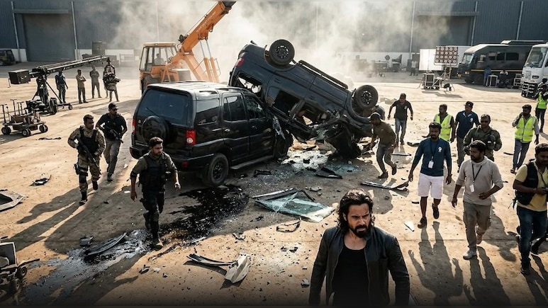 'गनमास्टर G9' के सेट पर खतरनाक हादसा, पलटी SUV बाल-बाल बचे इमरान हाशमी, वीडियो वायरल