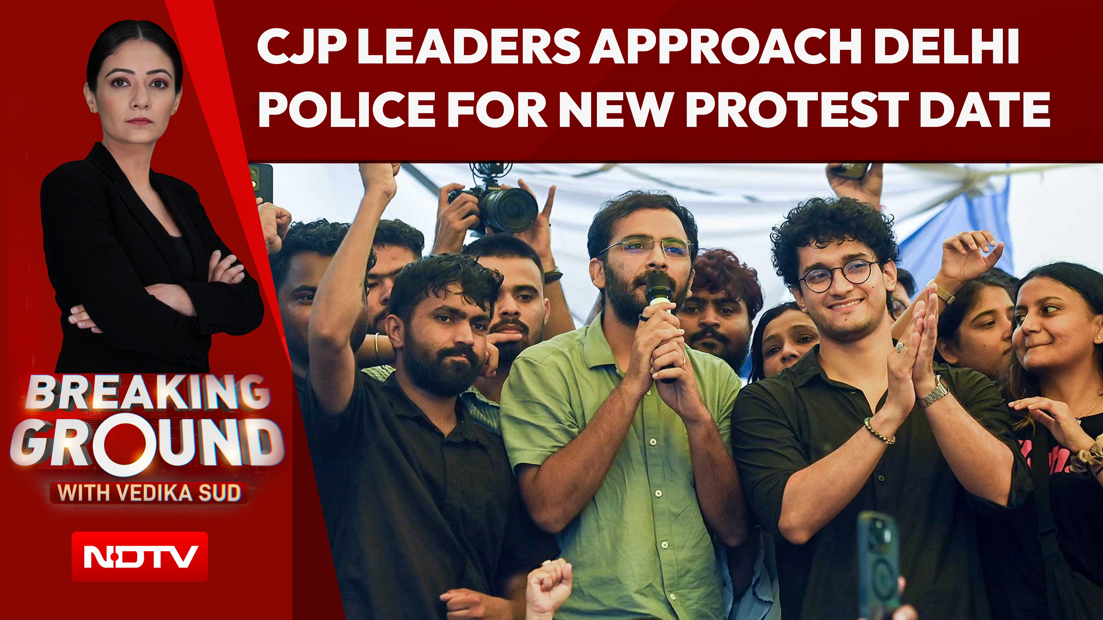 CJP Leaders Saurav Das, Ashutosh Ranka Approach Delhi Police To Seek New Date For Peaceful Protest