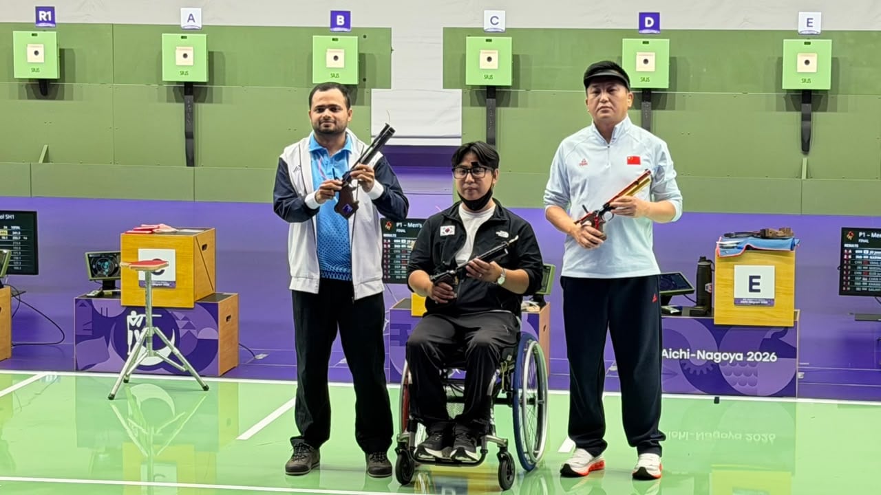 Manish Narwal wins silver in 10m air pistol SH1, secures LA 2028 quota at Asian Para Games