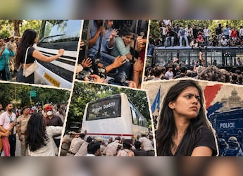 Bus Key Dash To 'Detain Me Please': How Protesters Outfoxed Delhi Cops