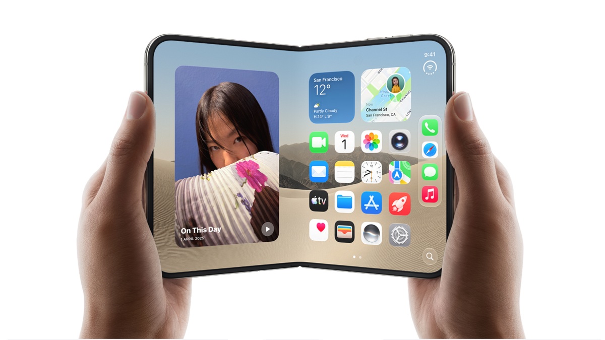 iPhone Duo को बीच से खोला, फोल्डेबल डिस्प्ले से हटाया कवर, जानें फिर क्या नजर आया?