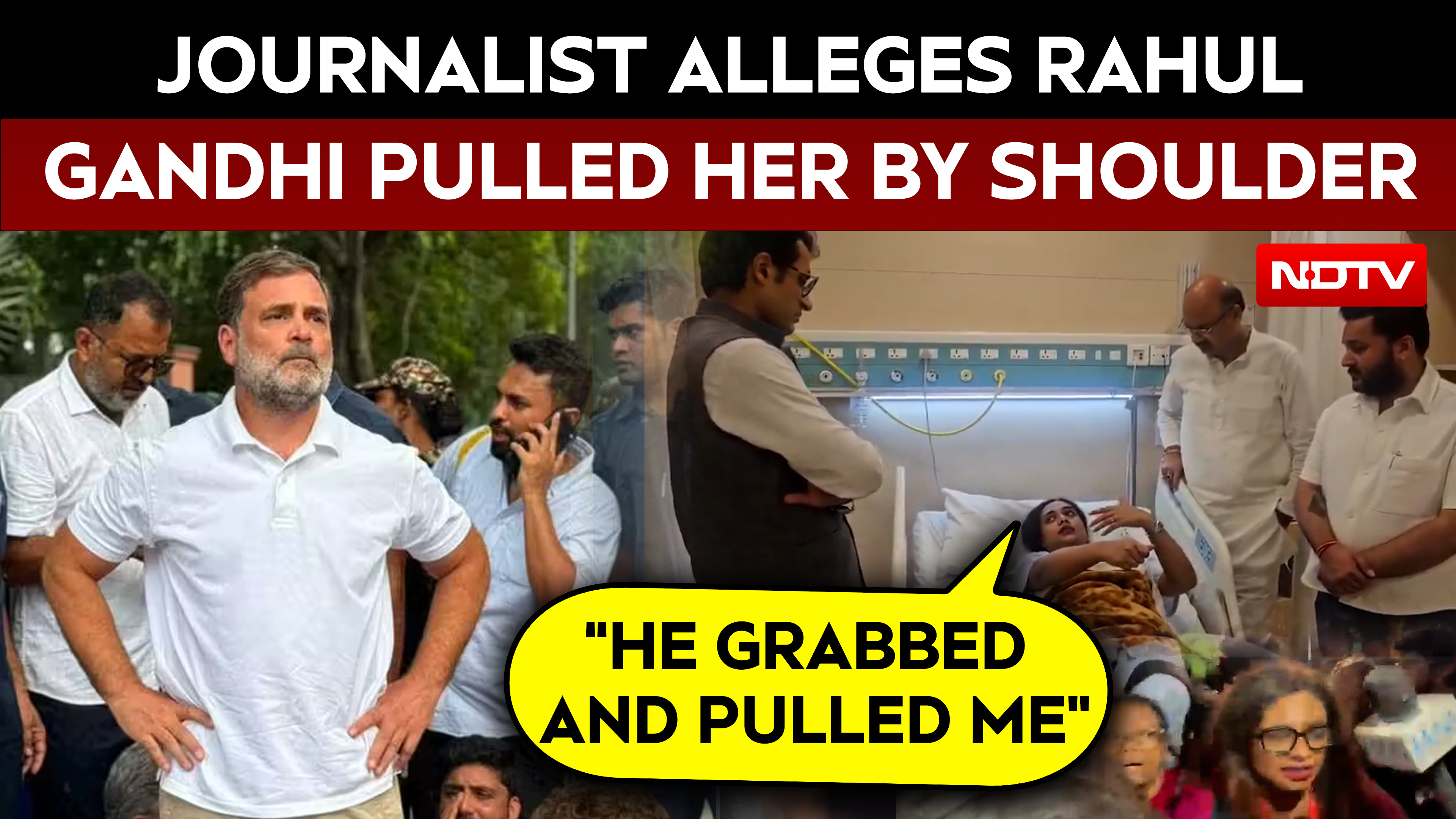 Journalist Richa Parashar Accuses Rahul Gandhi Of Pushing Her. Lies, Says Congress