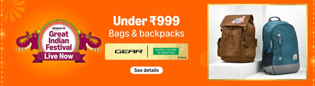 Great Indian Festival 2026: Top 5 Trendy Bags and Backpacks To Buy Great Indian Festival 2026: Top 5 Trendy Bags and Backpacks To Buy