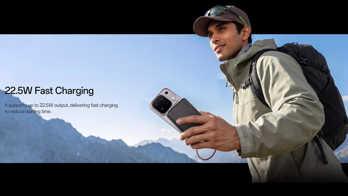 Oppo 22.5W Power Bank 10000 पावर बैंक लॉन्च, iPhone होगा दो बार चार्ज