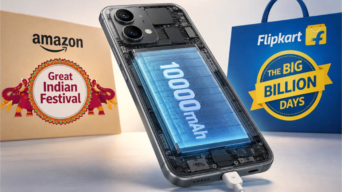 Amazon-Flipkart Sale 2026: 10,000mAh बैटरी वाले 4 फोन पर बंपर डील्स, 1 सुपर कॉइन से मिलेगी ₹2 हजार की छूट