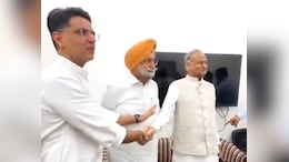 Who Is In-Charge? Sachin Pilot, Ashok Gehlot Banter At Congress Meet Ahead Of Panchayat Polls