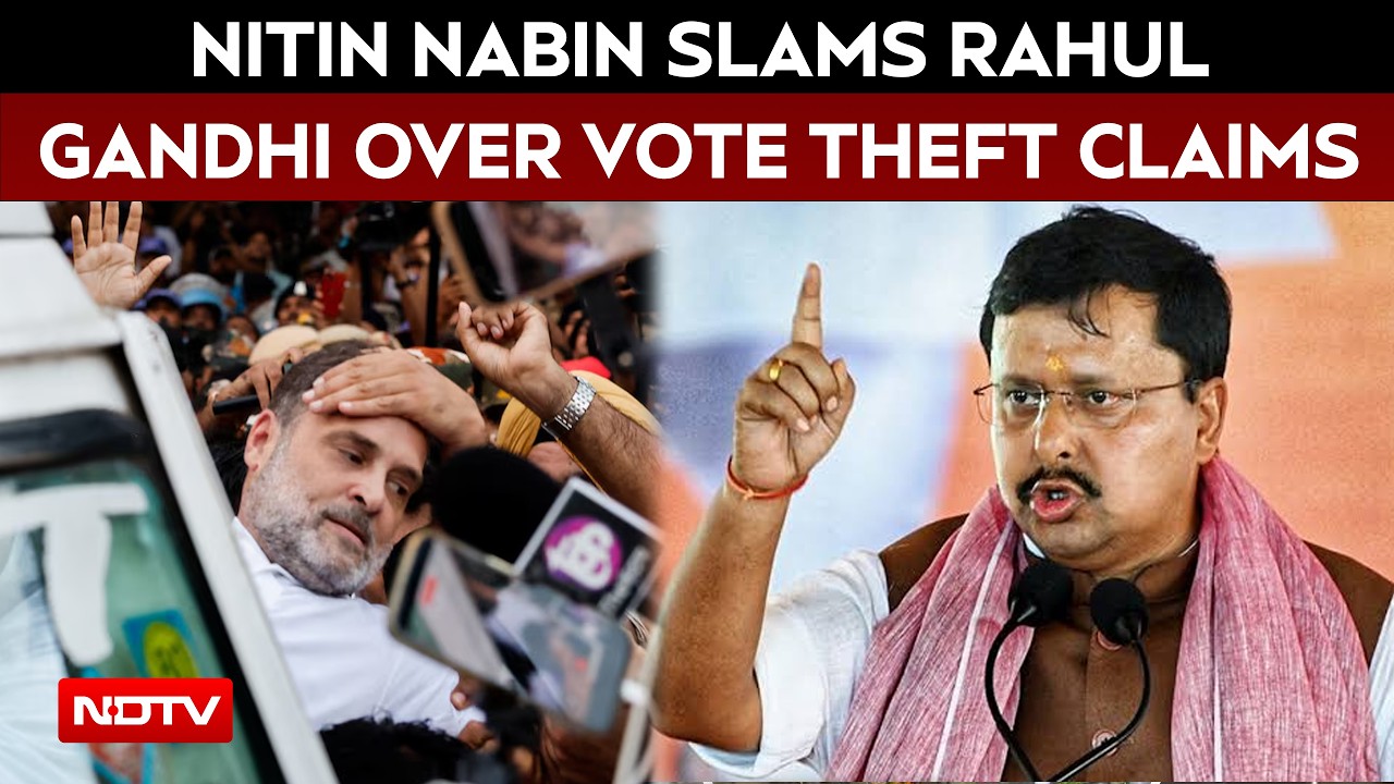 Nitin Nabin Slams Rahul Gandhi Over Vote Theft Claims, Says Opposition Questions EC After Losses