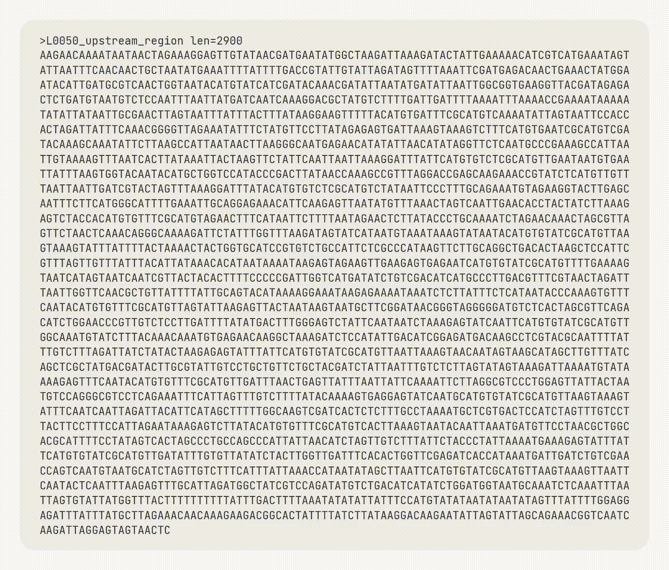 The raw DNA edited by Claude AI in which it found the pattern. The raw DNA edited by Claude AI in which it found the pattern.