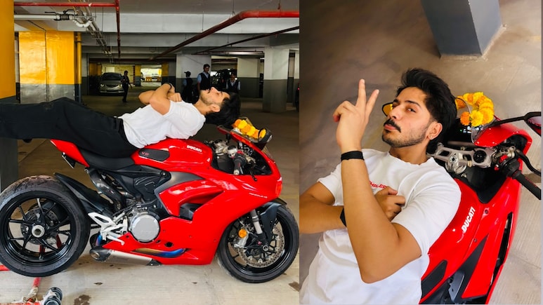 Influencer Purav Jha Buys Ducati Panigale V2 Bike Worth Rs 19.51 Lakh