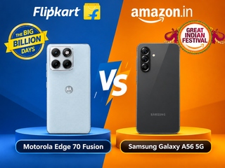 Amazon पर Samsung Galaxy A56 5G, Flipkart पर Motorola Edge 70 Fusion की डील, 30 हजार में कौनसा फोन बेहतर?