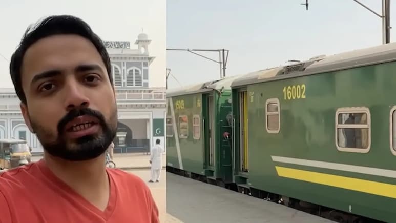 Video: Indian YouTuber's Experience On Pakistan's Luxury Train Is Not What He Expected