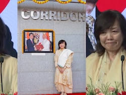 "Deeply Moved": Video Shows Akie Abe Getting Emotional At Shinzo Abe Memorial In Varanasi