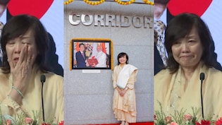 "Deeply Moved": Video Shows Akie Abe Getting Emotional At Shinzo Abe Memorial In Varanasi