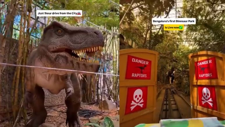 Bengaluru's First Dinosaur Park Features Life-Sized Animatronic Dinosaurs. Check Location, Ticket Price