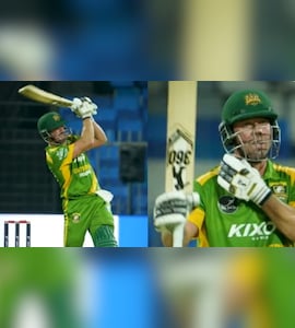 Watch: AB De Villiers Rolls Back The Years, Smashes 111 Off Just 40 Balls In Legends League Watch: AB De Villiers Rolls Back The Years, Smashes 111 Off Just 40 Balls In Legends League