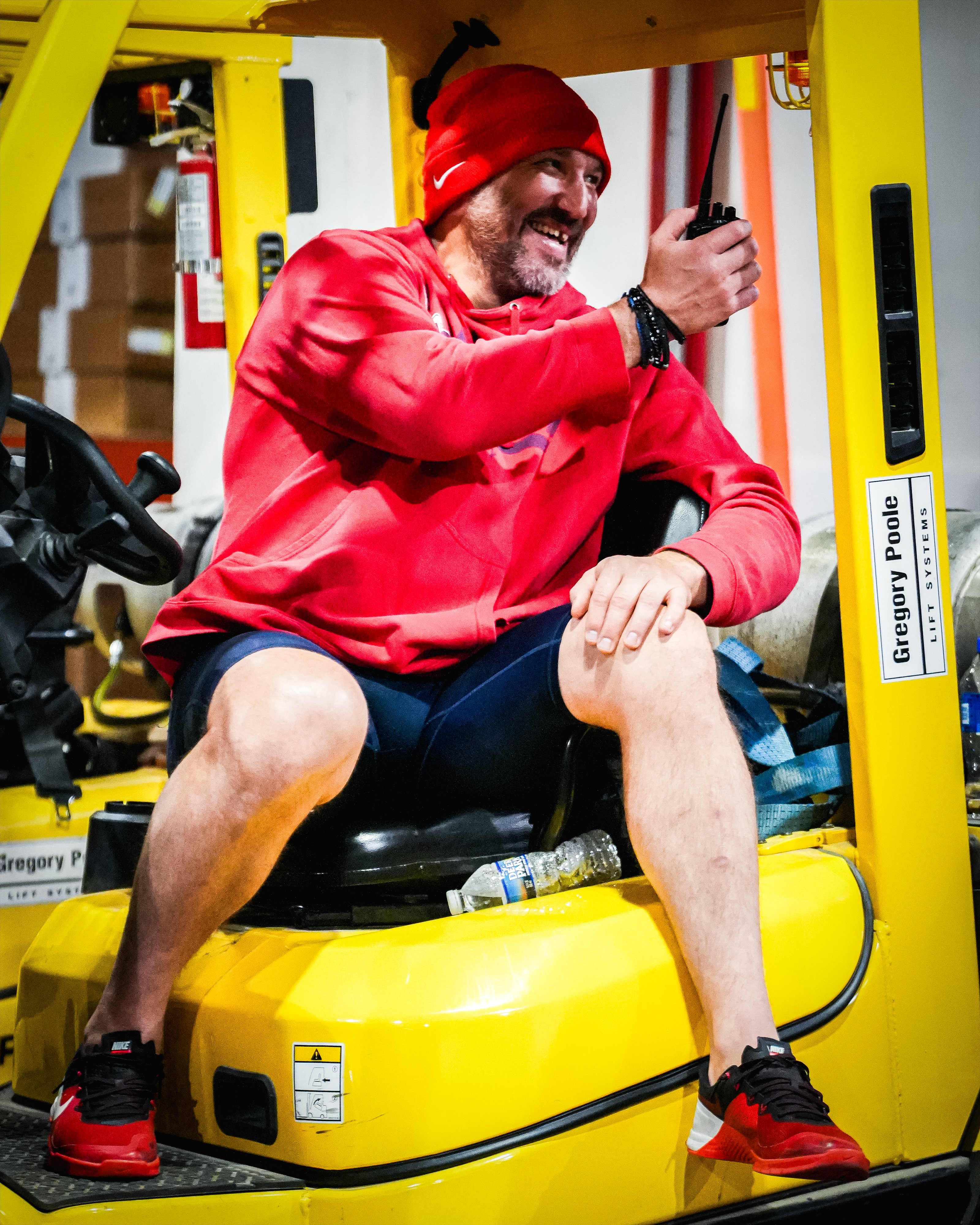 Alex Ovechkin Gets Forklift Gift From Hurricanes