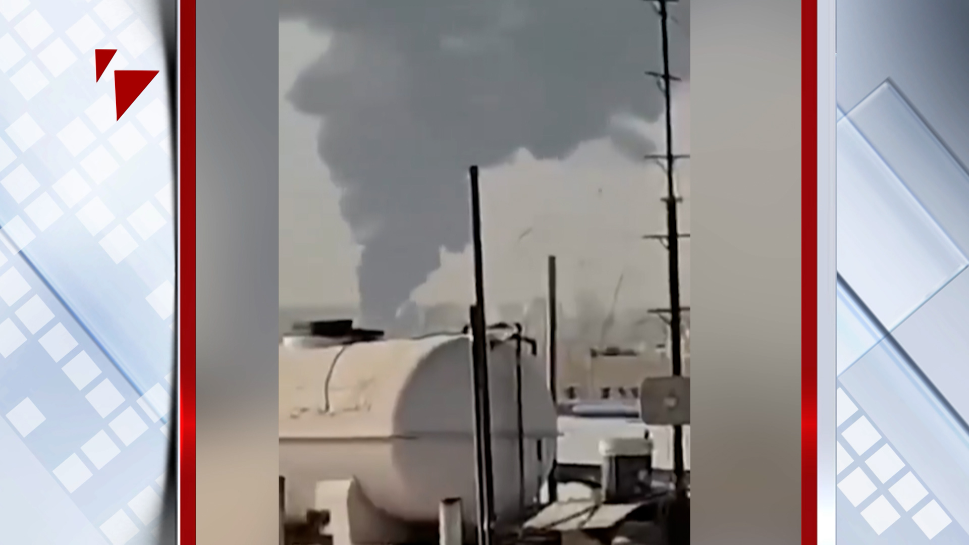 Plumes Of Smoke, Fire Emerge From Aramco Facility Near Riyadh