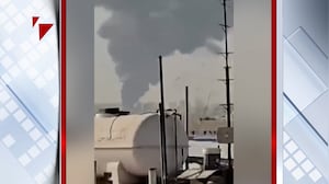 Plumes Of Smoke, Fire Emerge From Aramco Facility Near Riyadh