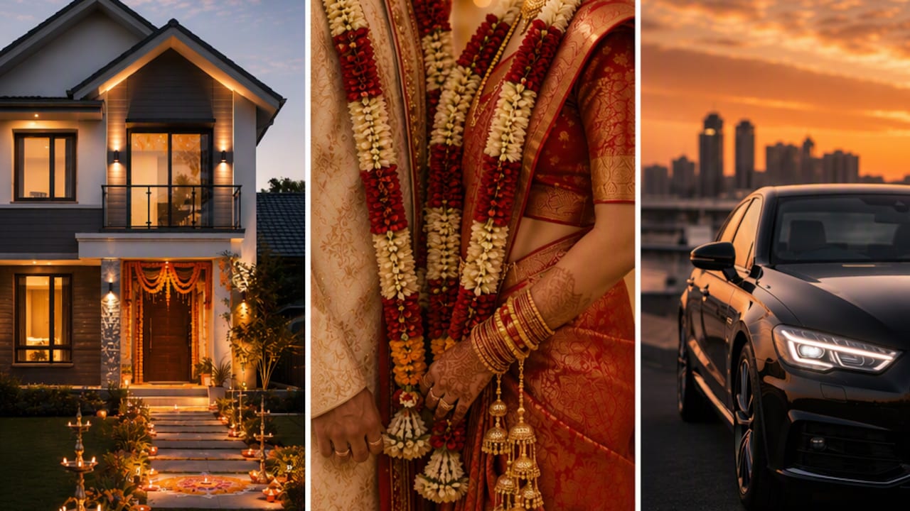 House, Wedding, Car: What Should Come First When All Three Arrive Together?