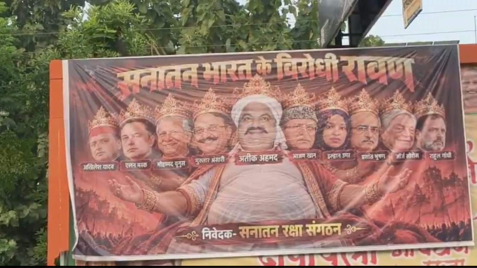 Movie Ravan Elon Musk Listed Among Ravan's Faces in Lucknow's Poster