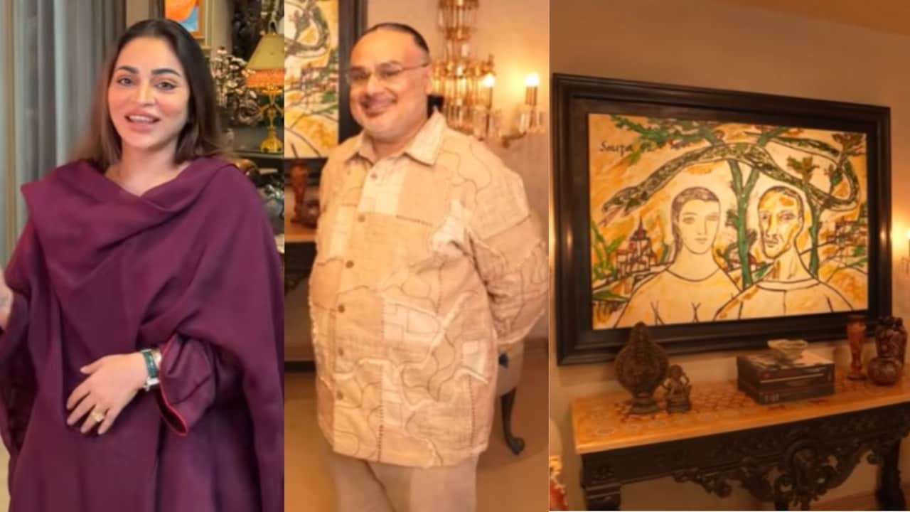 Inside Couturiers Rimple And Harpreet's Delhi Bungalow: Souza Painting, Pichwai Art, Pool