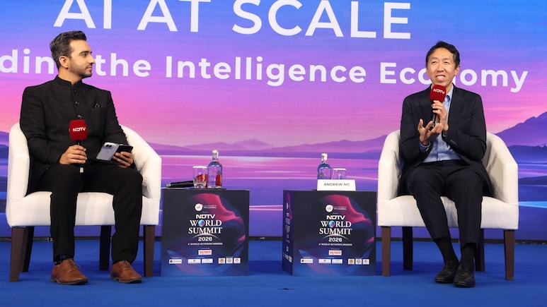 "AI Chatbots Horrible For Learning": Andrew Ng At NDTV World Summit