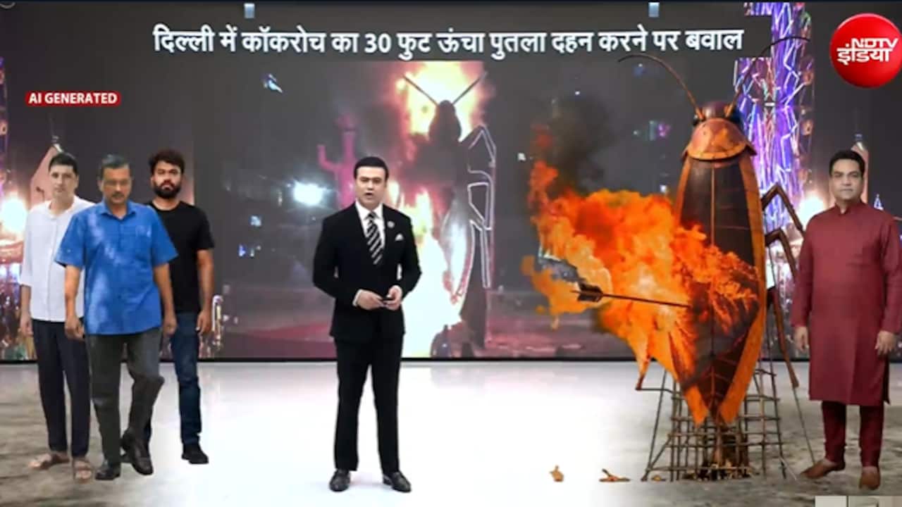 सैयद सोहेल शो: कॉकरोच पुतला दहन पर सियासी संग्राम, AAP ने कपिल मिश्रा समेत आयोजकों पर FIR की मांग