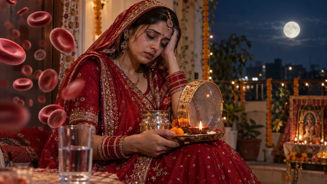 भारत की 57% महिलाएं एनीमिया से प्रभावित, करवाचौथ में निर्जला व्रत रखने से कितना बढ़ता है रिस्क?