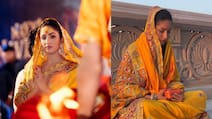 Yami Gautam Makes A Graceful Visit To Ayodhya's Ram Temple In A Yellow Saree