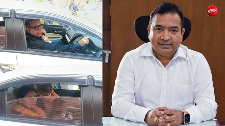 IAS ने अपने ड्राइवर को दी शानदार विदाई, र&zwj;िटायरमेंट पर खुद गाड़ी चलाकर पहुंचाया घर