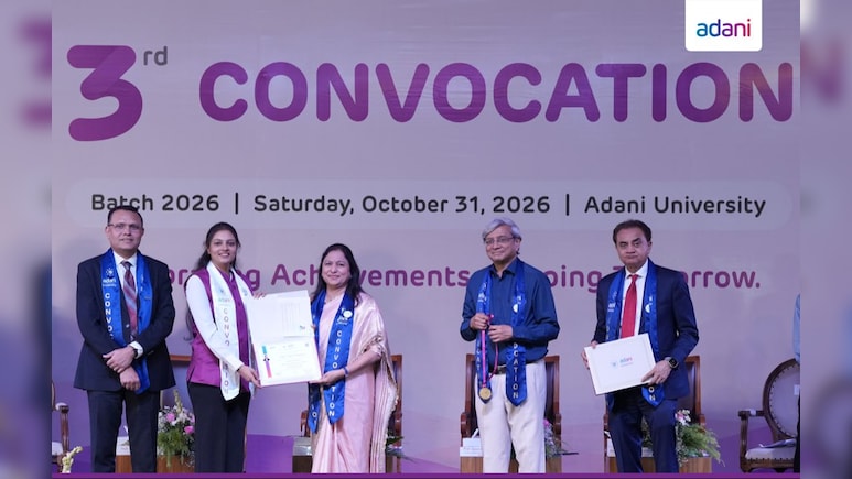 IISc Director Flags AI Risks, Opportunities At Adani University Convocation; 374 Graduate