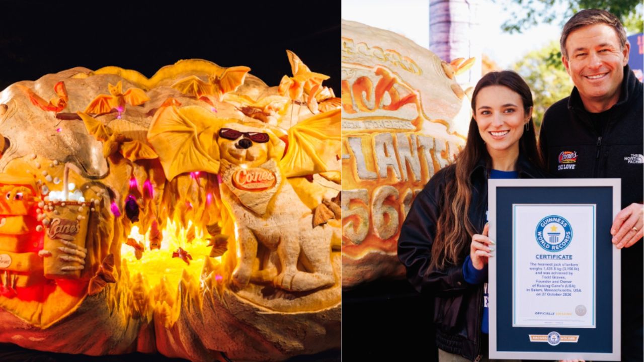 On Halloween, A 1,431-Kg Pumpkin Became The World's Heaviest Jack-O'-Lantern