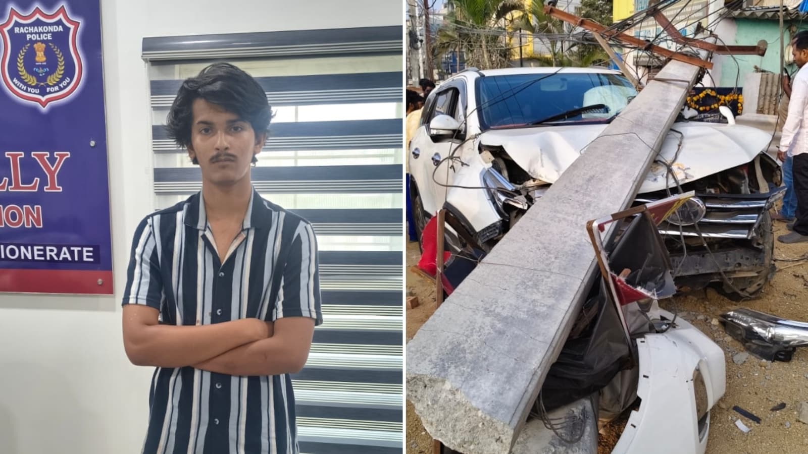 Drunk Driver in SUV Causes Accident, Injures Couple in Telangana