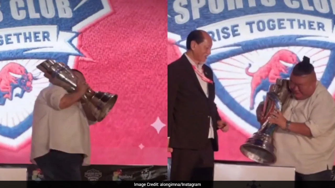 Nagaland Minister Temjen Imna Along's Playful IFL Trophy Moment Goes Viral