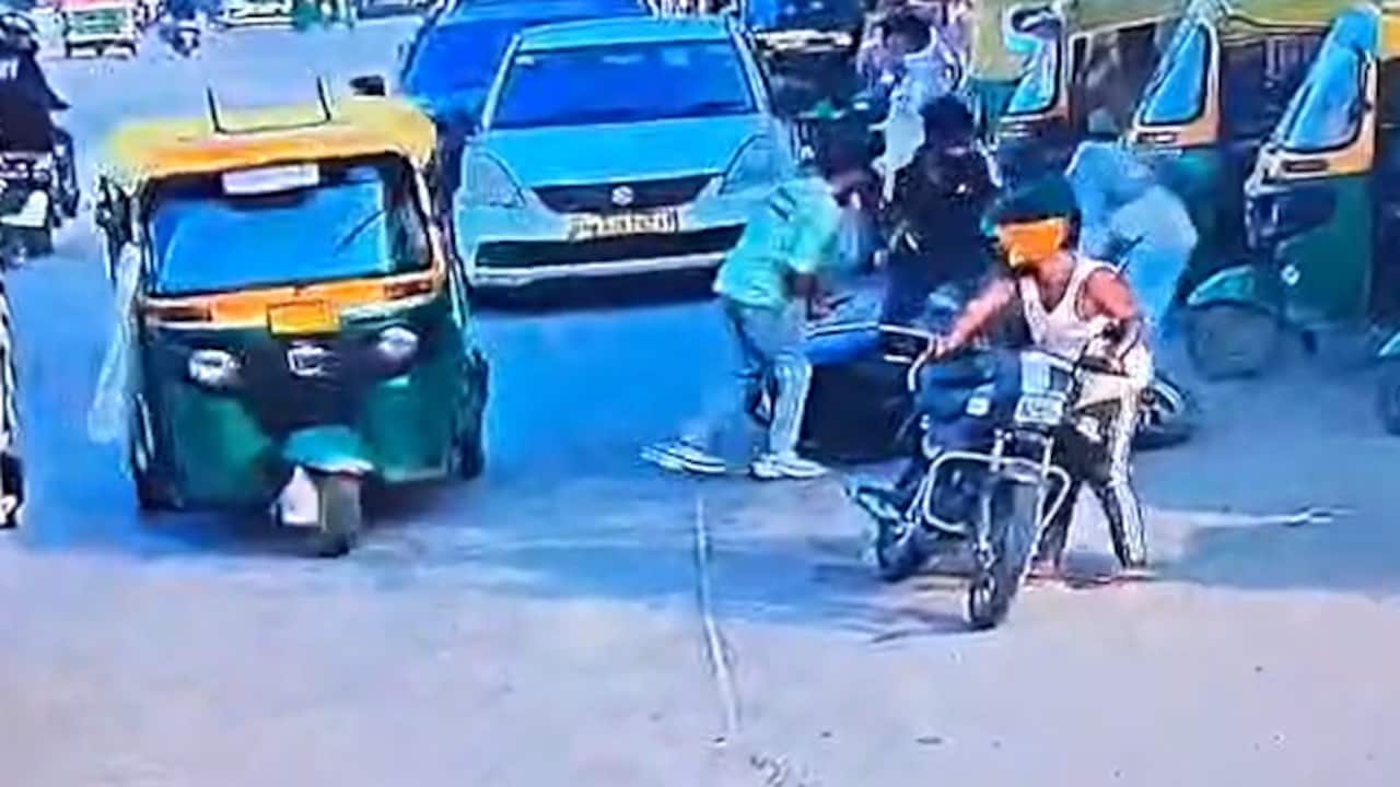 Made To Fall Off Scooter, Stabbed Repeatedly: Delhi Murder Caught On Camera