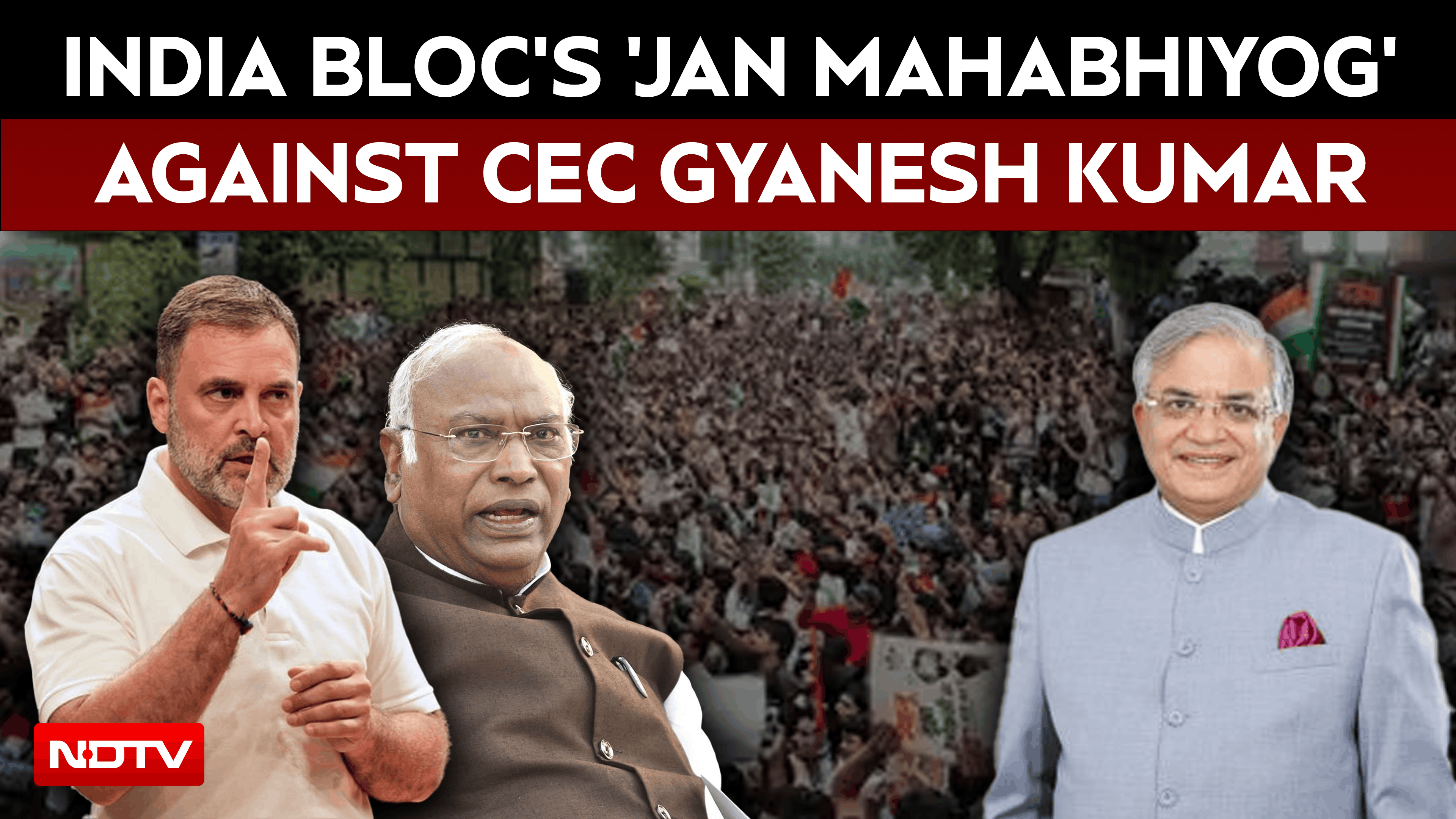 INDIA Bloc Vs CEC | Oppn's 'Jan Mahabhiyog' Against CEC Gyanesh Kumar: Rahul Gandhi, Kharge To Lead
