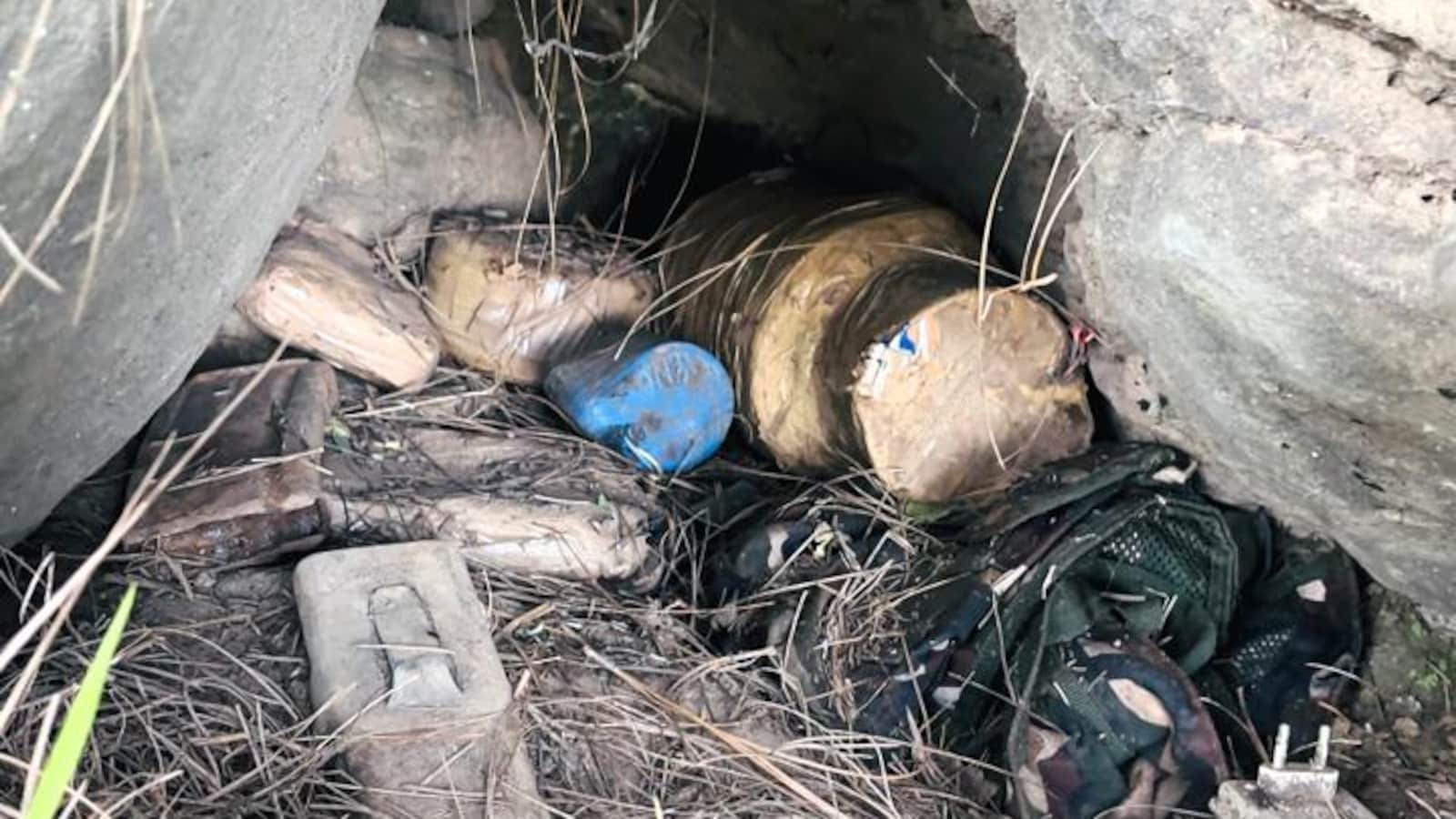 Security Forces Recover Suspected IEDs from Terrorist Cave Hideout in Jammu and Kashmir
