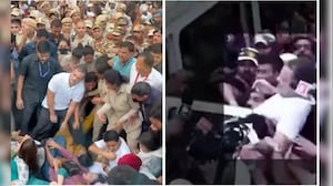 Rahul, Priyanka Gandhi Detained, Congress Workers Puncture Bus