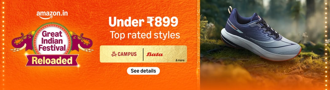 Great Indian Festival 2026: Top 5 Men's Footwear Picks Worth Shopping Under ₹899 Great Indian Festival 2026: Top 5 Men's Footwear Picks Worth Shopping Under ₹899