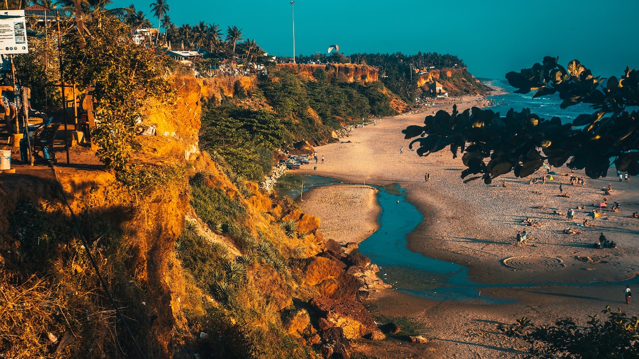 Varkala beach Unsplash Varkala beach Unsplash