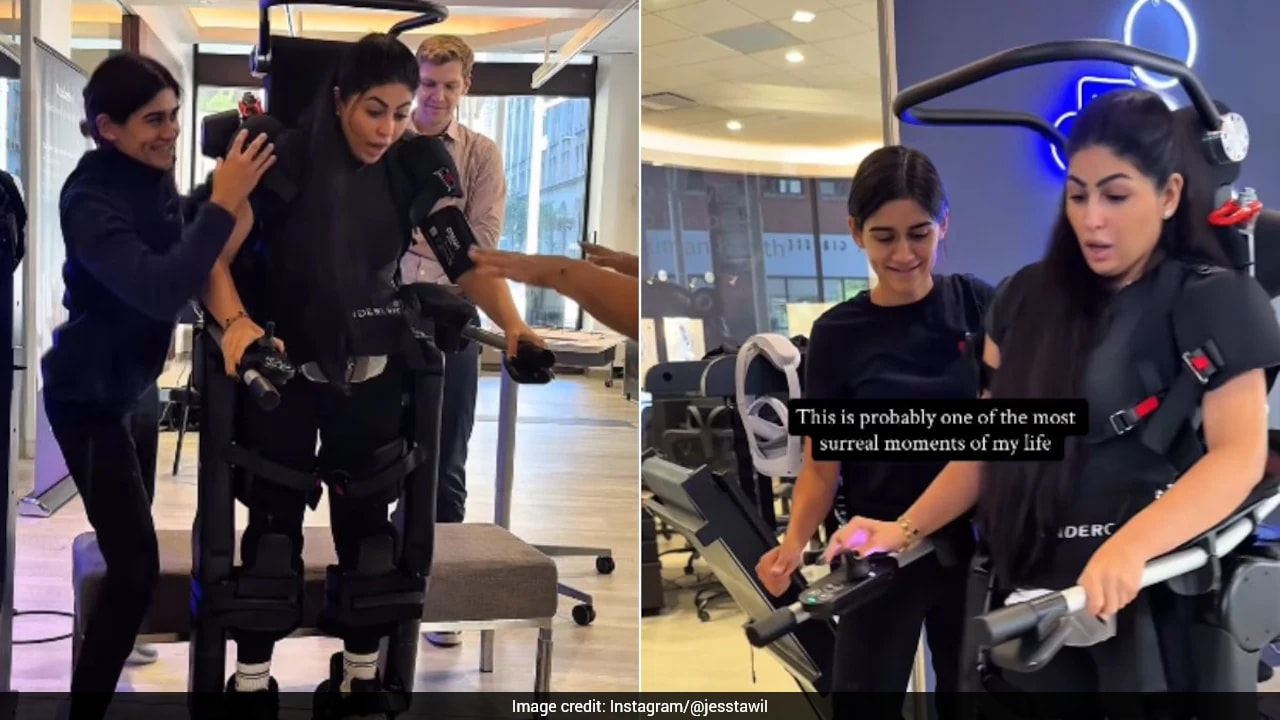 Video: Woman Paralysed Since 2014 Stands Up And Walks Again With Robotic Suit