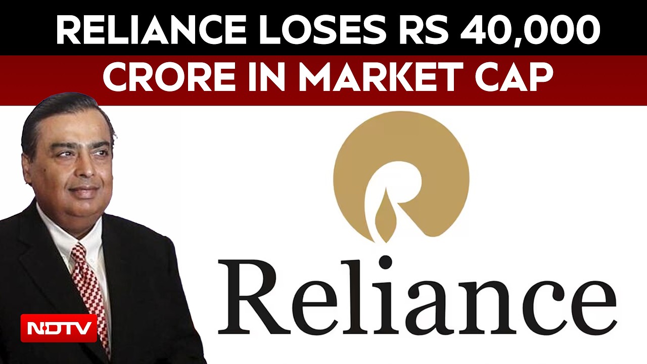 Reliance Loses Rs 40,000 Crore In Market Cap As Nifty Hits 18-Month Low
